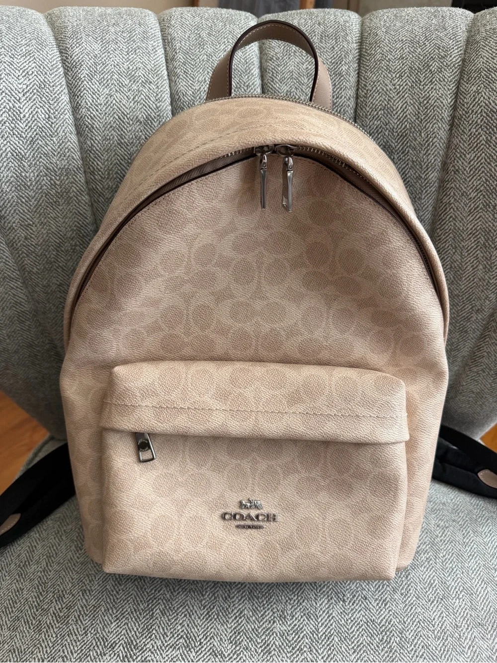 Coach Taylor Signature Canvas Backpack